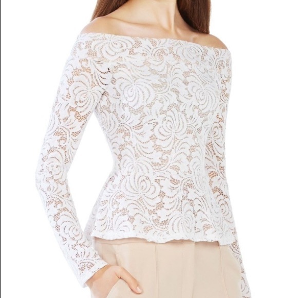 bcbg lace top